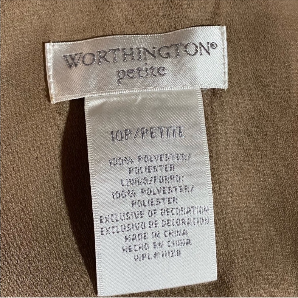 Worthington Watercolor Sheer Chiffon Skirt - Picture 6 of 7
